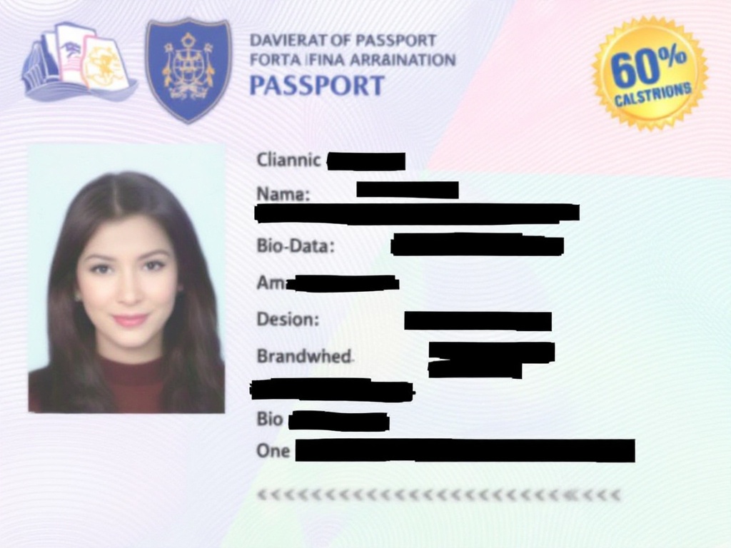 Example of a well-scanned passport bio-data page